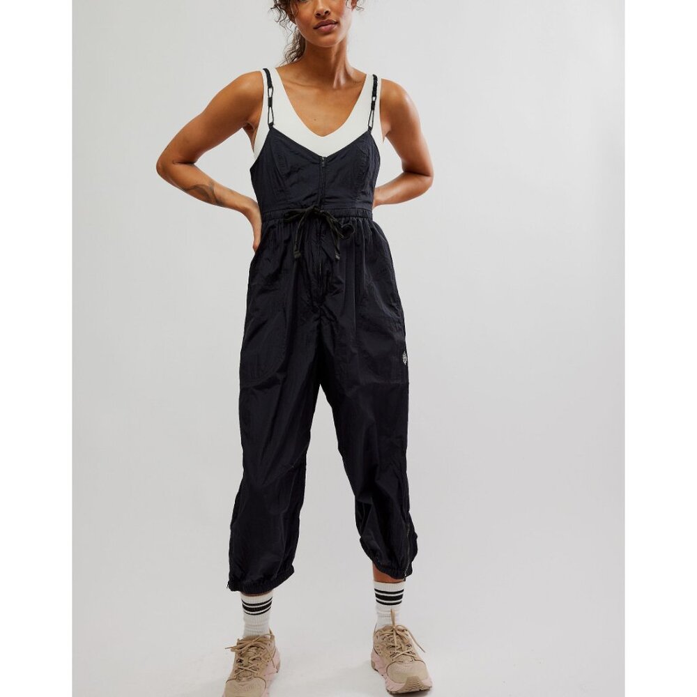 FP Movement by Free People Black Utility Jumpsuit new without tags